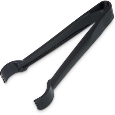 Carlisle 480603 Carly 6-1/8" Black Pom Tong