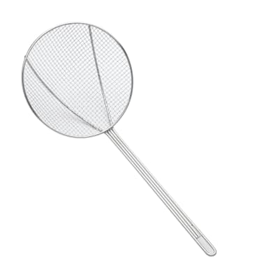 Browne Foodservice 1309T Nickel Plated Wire 9" Round Skimmer