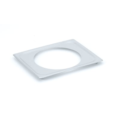 Vollrath 19198 Half Size 8-3/8" Single Opening S/S Adaptor Plate