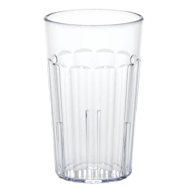 Cambro NT10152 Newport Clear 10 Oz. Fluted Tumbler