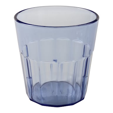 Cambro NT9401 Newport Slate Blue 9 Oz. Fluted Tumbler