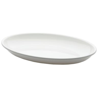 Elite Global Solutions M1510OV-NW Classic White 2.5 Qt. Platter