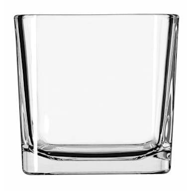 Libbey 5475 3.5" Medium Glass Cube Votive