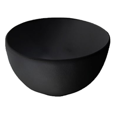 Bugambilia B-FRD33BB Black Alum. 101.45 oz Buffet Bowl for Baja Fresh