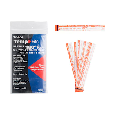 Taylor Precision 8767J TempRite 180° F Dishwasher Strip