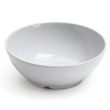 G.E.T. CS-6101-W Siciliano White Melamine 20 Oz. Bowl