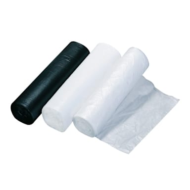 Rollpak RH1037N 20 / 30 Gallon Clear Trash Can Liner Roll