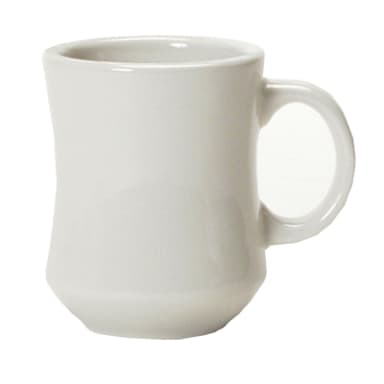 Tuxton BEM-0806 9 Oz. Eggshell Princess Mug