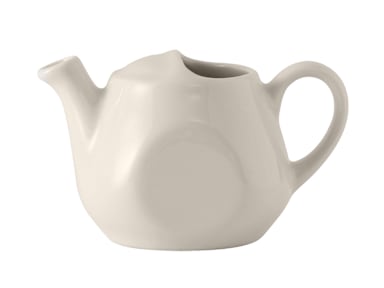 Tuxton BET-1601 16 Oz. White London Teapot