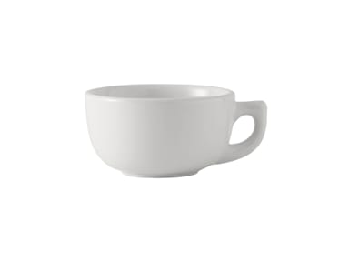 Tuxton BWF-1402 14 Oz. White Cappuccino Cup