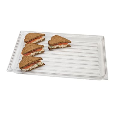 Cambro DT1220CW135 Camwear Clear 12" x 20" Display Tray