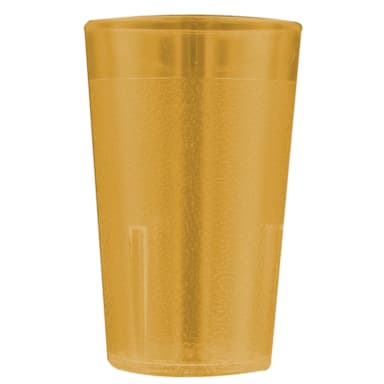 Cambro 500P153 Colorware Amber 5.2 Oz Plastic Tumbler - Dozen