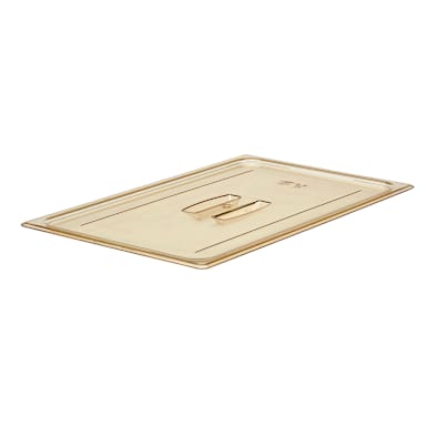 Cambro 10HPCH150 H-Pan Amber Full Size Food Pan Cover with Handle