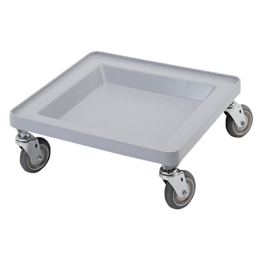 Cambro CDR2020151 Camdollies Economy Soft Gray Dolly for Dish Racks
