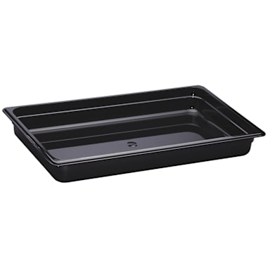 Cambro® 12HP110 Black High Heat Full Size x 2.5" D Food Pan