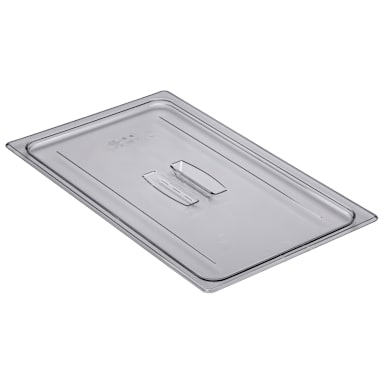 Cambro 10CWCH135 Camwear Clear Full-Size Food Pan Cover with Handle