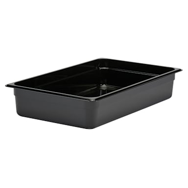 Cambro 14CW110 Black Camwear Full Size x 4" D Food Pan