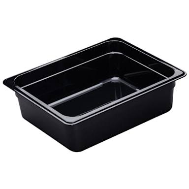 Cambro® 24HP110 Black High Heat 1/2 Size x 4" D Food Pan