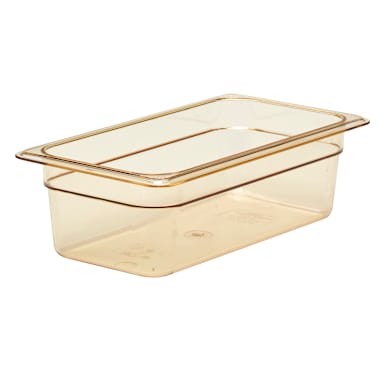 Cambro® 34HP150 Amber High Heat 1/3 Size x 4" D Food Pan