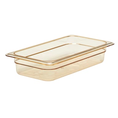 Cambro® 32HP150 Amber High Heat 1/3 Size x 2-1/2" D Food Pan