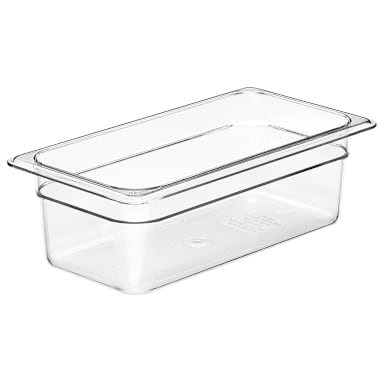 Cambro 34CW135 Camwear Clear 1/3 Size x 4" Food Pan