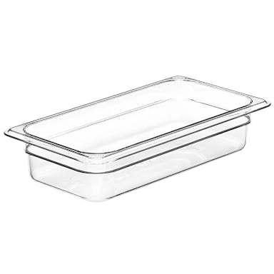 Cambro 32CW135 Camwear Clear 1/3 Size x 2.5" Food Pan