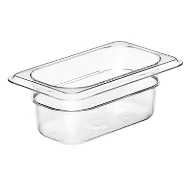 Cambro 92CW135 Camwear Clear 1/9 Size x 2-1/2" D Food Pan