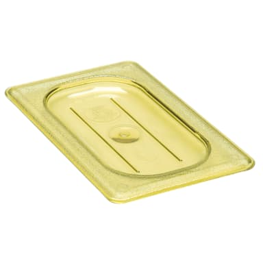 Cambro 90HPC150 H-Pan Amber 1/9 Size Flat Food Pan Cover w/o Handle