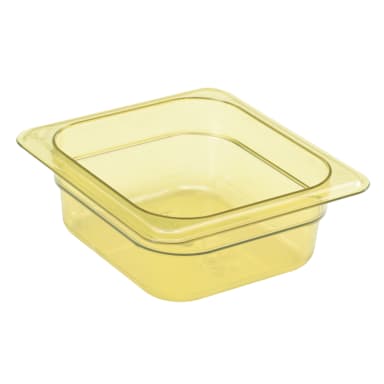 Cambro® 62HP150 Amber High Heat 1/6 Size x 2.5"D Food Pan