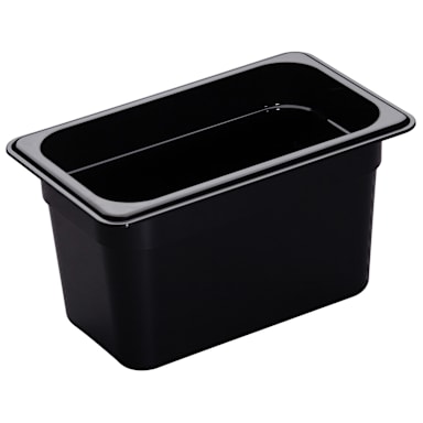 Cambro® 46HP110 Black High Heat 1/4 Size x 6" D Food Pan