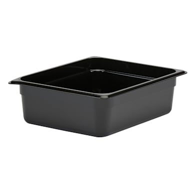 Cambro 24CW110 Camwear Black Half Size x 4" D Food Pan