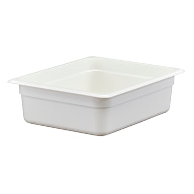Cambro 24CW148 Camwear White Half Size x 4" D Food Pan