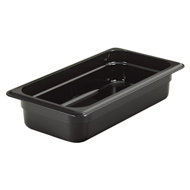 Cambro® 32HP110 Black High Heat 1/3 Size x 2-1/2" D Food Pan