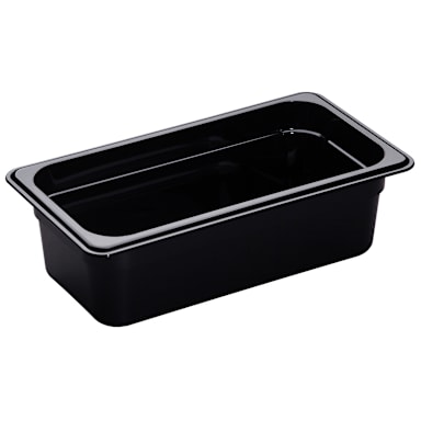 Cambro® 34HP110 Black High Heat 1/3 Size x 4" D Food Pan