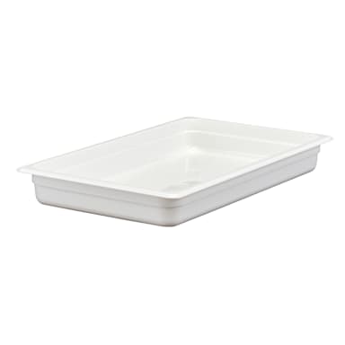 Cambro 12CW148 Camwear White Full Size x 2.5" D Food Pan
