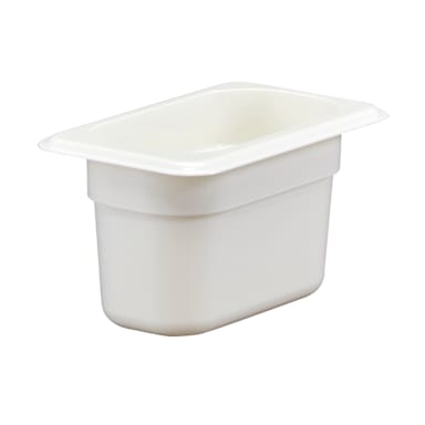 Cambro 94CW148 Camwear White 1/9 Size x 4" D Food Pan