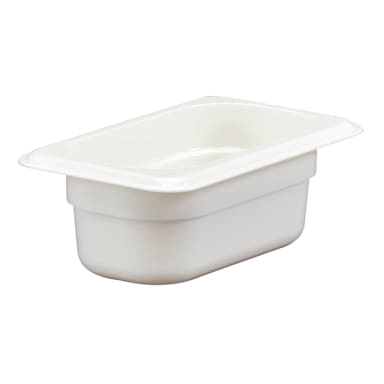 Cambro 92CW148 Camwear White 1/9 Size x 2.5" D Food Pan