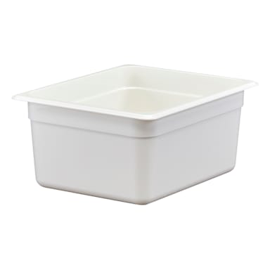 Cambro 26CW148 Camwear White Half Size x 6" D Food Pan