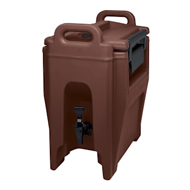 Cambro UC250131 Ultra Camtainer Dark Brown 2.75 Gal Beverage Carrier