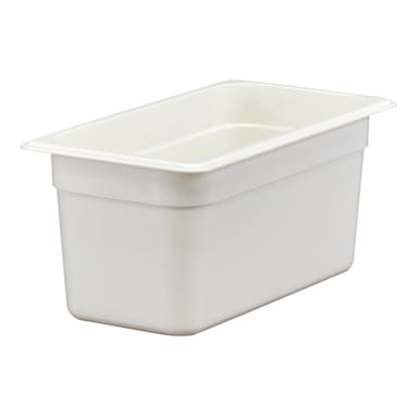 Cambro 36CW148 Camwear White 1/3 Size x 6" D Food Pan