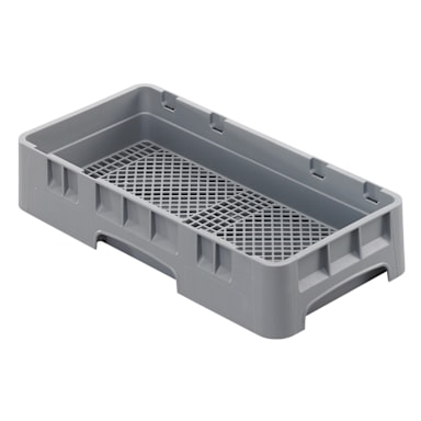 Cambro HFR258151 Camrack Soft Gray Half Size Flatware Rack