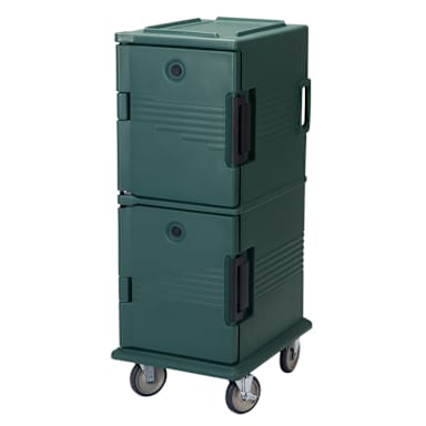Cambro UPC800192 Ultra Camcart Granite Green 60 Qt. Food Pan Carrier