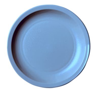 Cambro 55CWNR401 Camwear Slate Blue 5-1/2" Narrow Rim Plate