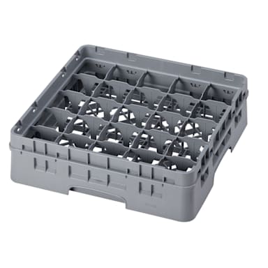 Cambro 25S318151 Camrack Soft Gray 25-Compartment Glass Rack
