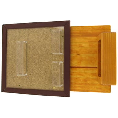 Cal-Mil CA103 Wood Frame with Acrylic Card Holder