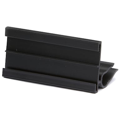EGS TAG35112-B Venetian 3-1/2 x 1-1/2" Black Tag Holder