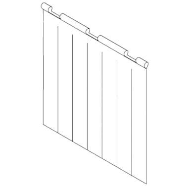 Hobart Standard 4 Ply Splash Curtain