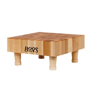 John Boos MCS1 12" Square Maple Mini Block With 4 Feet
