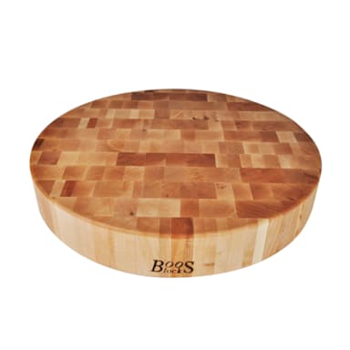 John Boos CCB183-R 18" x 3" Round Maple Chopping Block