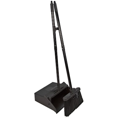 Carlisle 36141503 Duo-Pan Black 36" Lobby Dustpan And Broom
